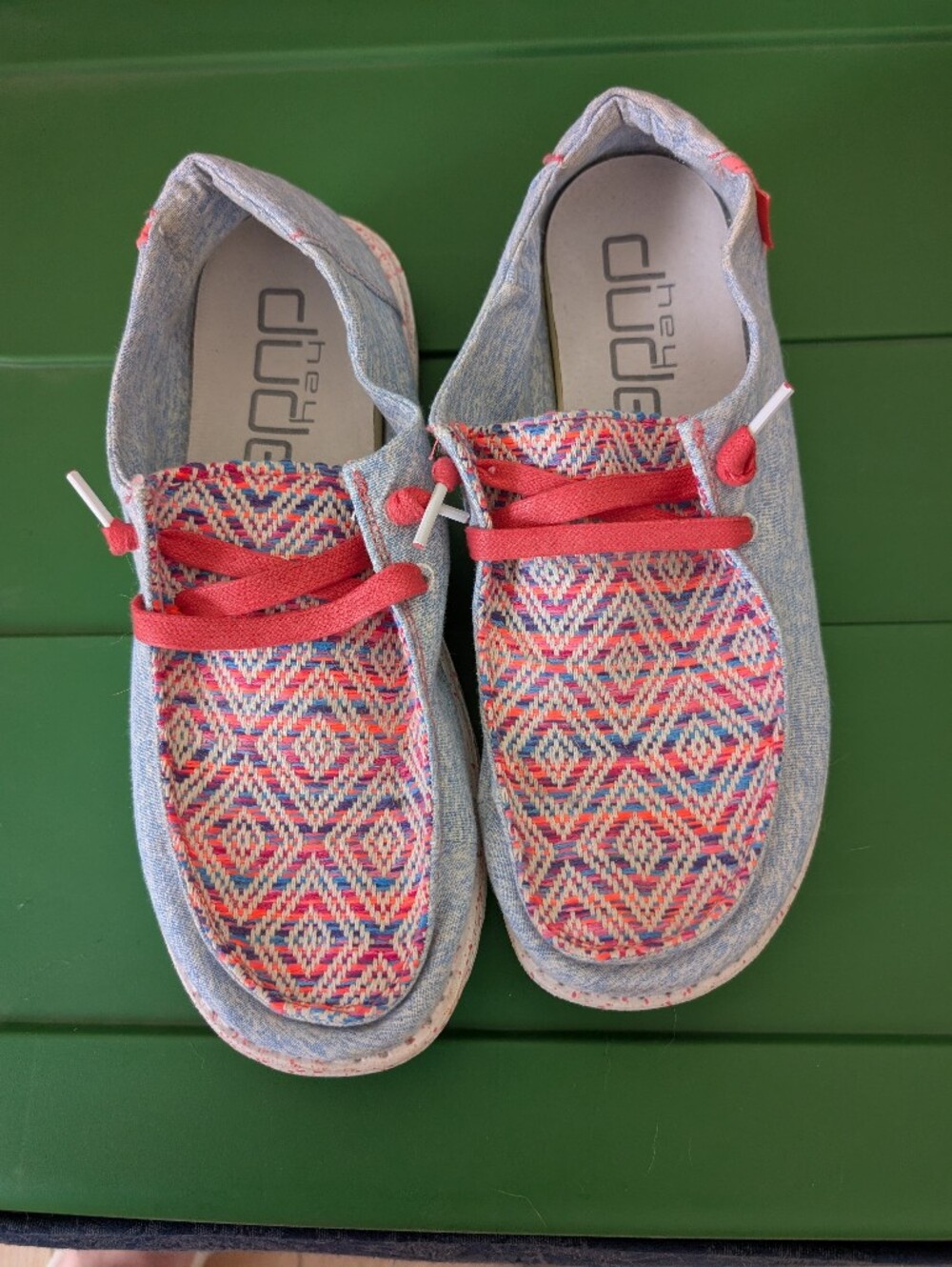 Hey Dude Wendy Playa Fiesta Rojo Women's 10